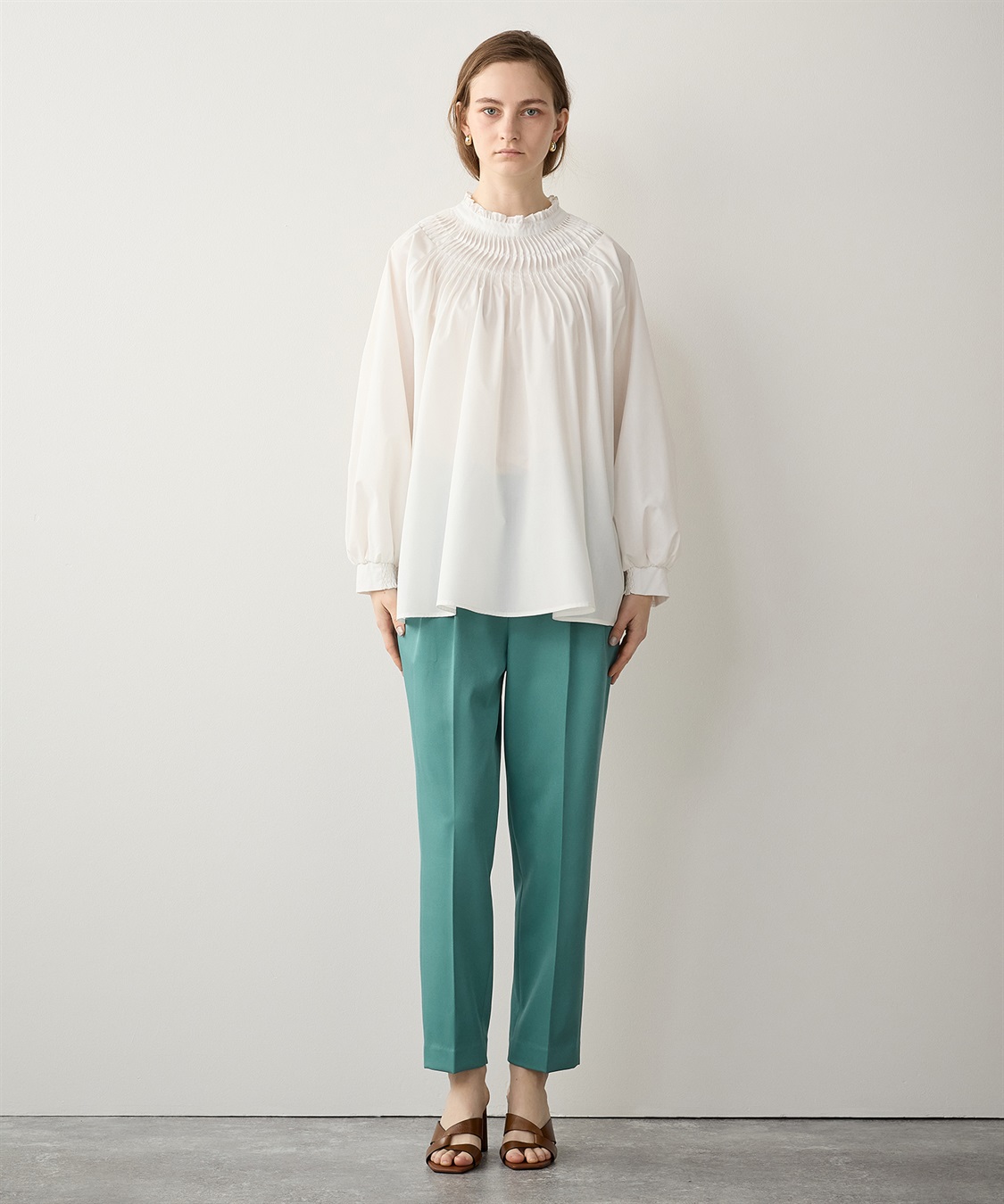 タックブラウス LE SOUK HOLIDAY｜クロスプラス公式通販サイト