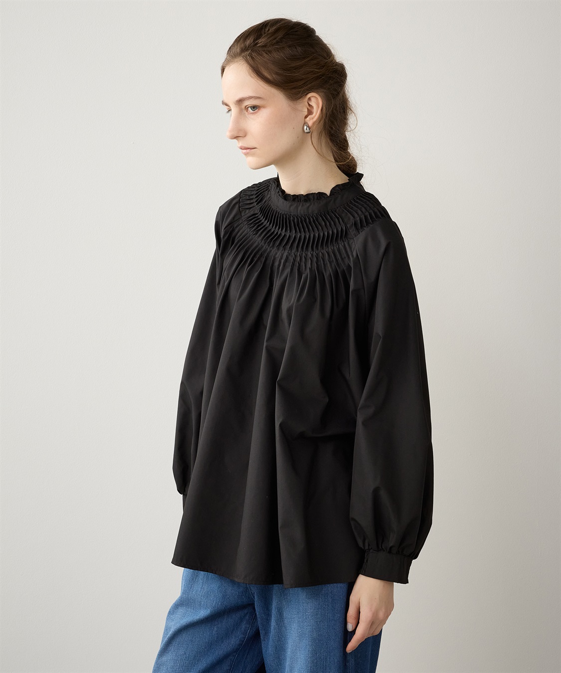 タックブラウス LE SOUK HOLIDAY｜クロスプラス公式通販サイト