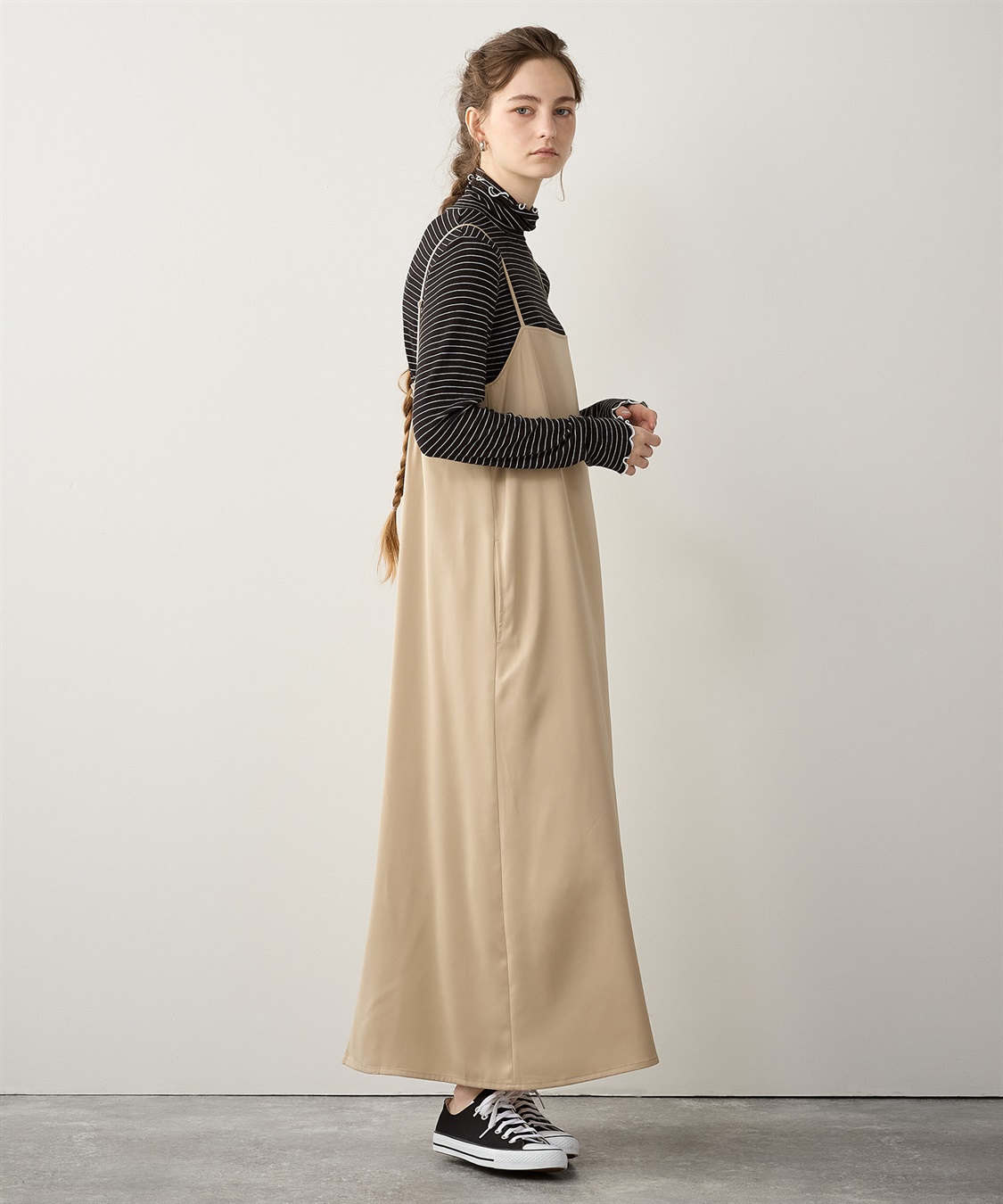 サテンキャミワンピース LE SOUK HOLIDAY｜クロスプラス公式通販サイト