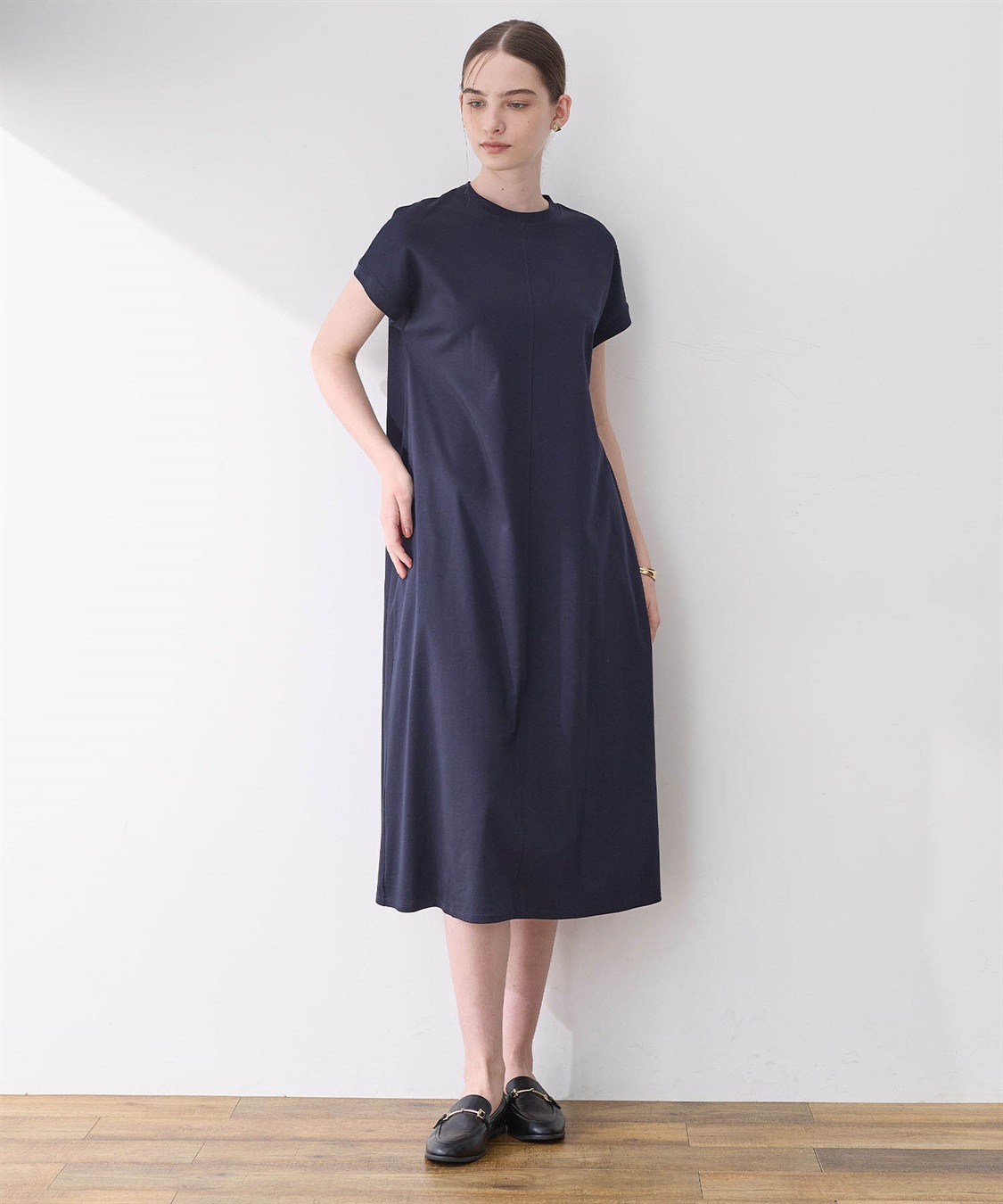 接触冷感】モックネックワンピース LE SOUK HOLIDAY｜クロスプラス公式