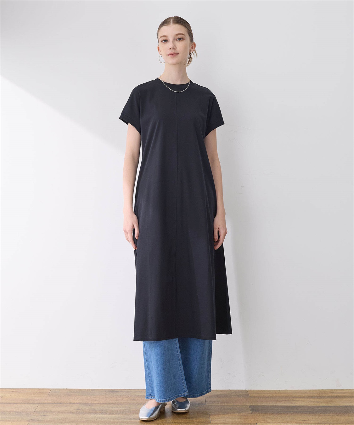 接触冷感】モックネックワンピース LE SOUK HOLIDAY｜クロスプラス公式