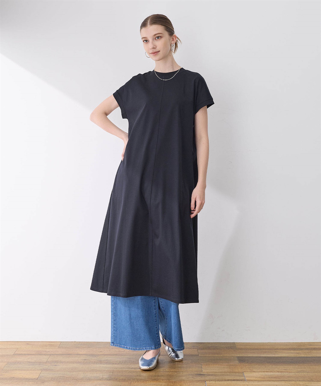 LE SOUK HOLIDAY 【接触冷感】モックネックワンピース_sub_10