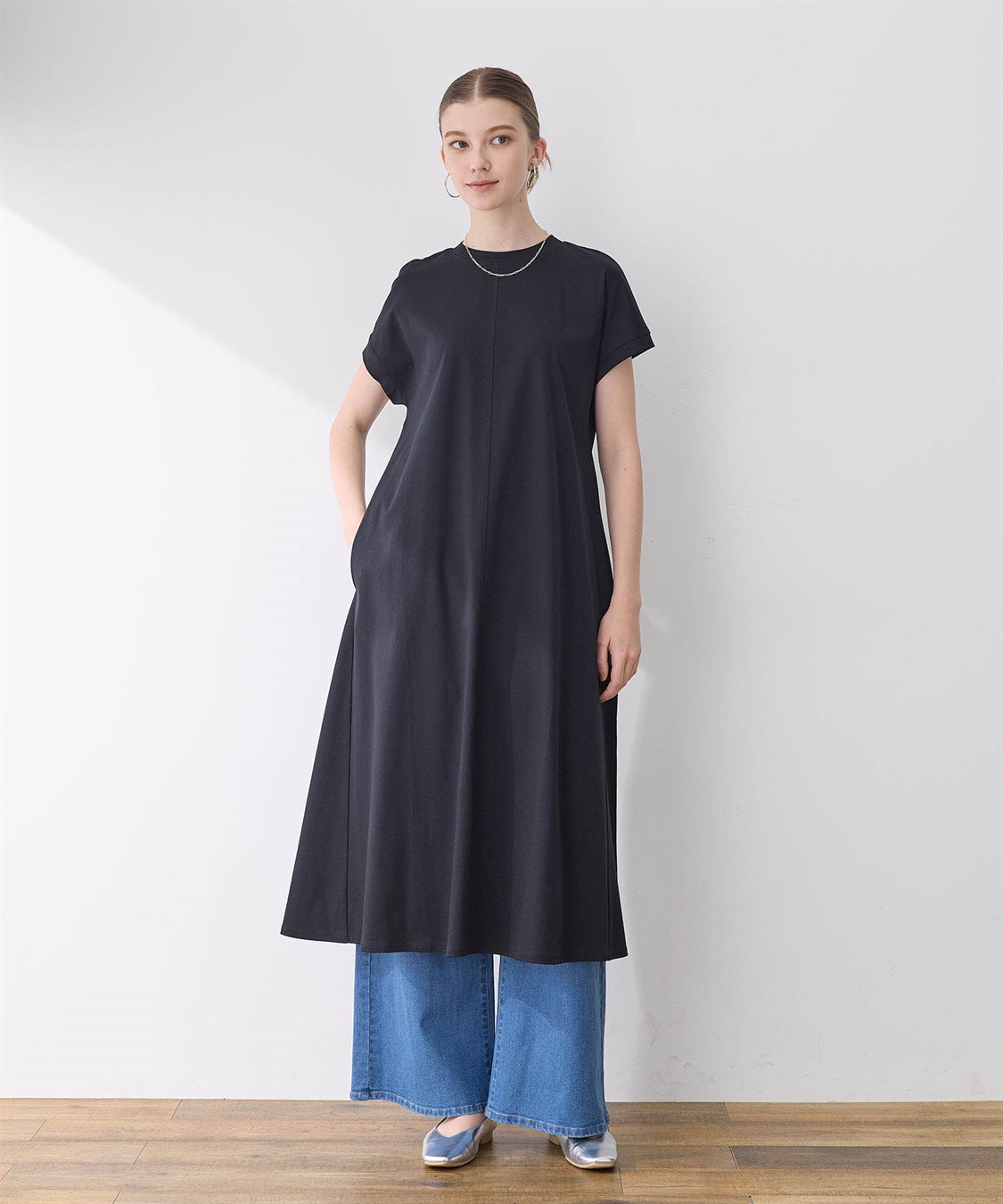 LE SOUK HOLIDAY 【接触冷感】モックネックワンピース_sub_11