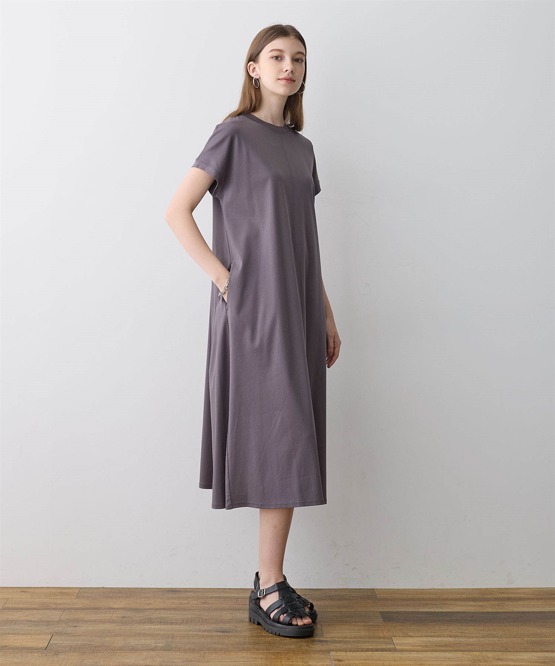 LE SOUK HOLIDAY 【接触冷感】モックネックワンピース_sub_13