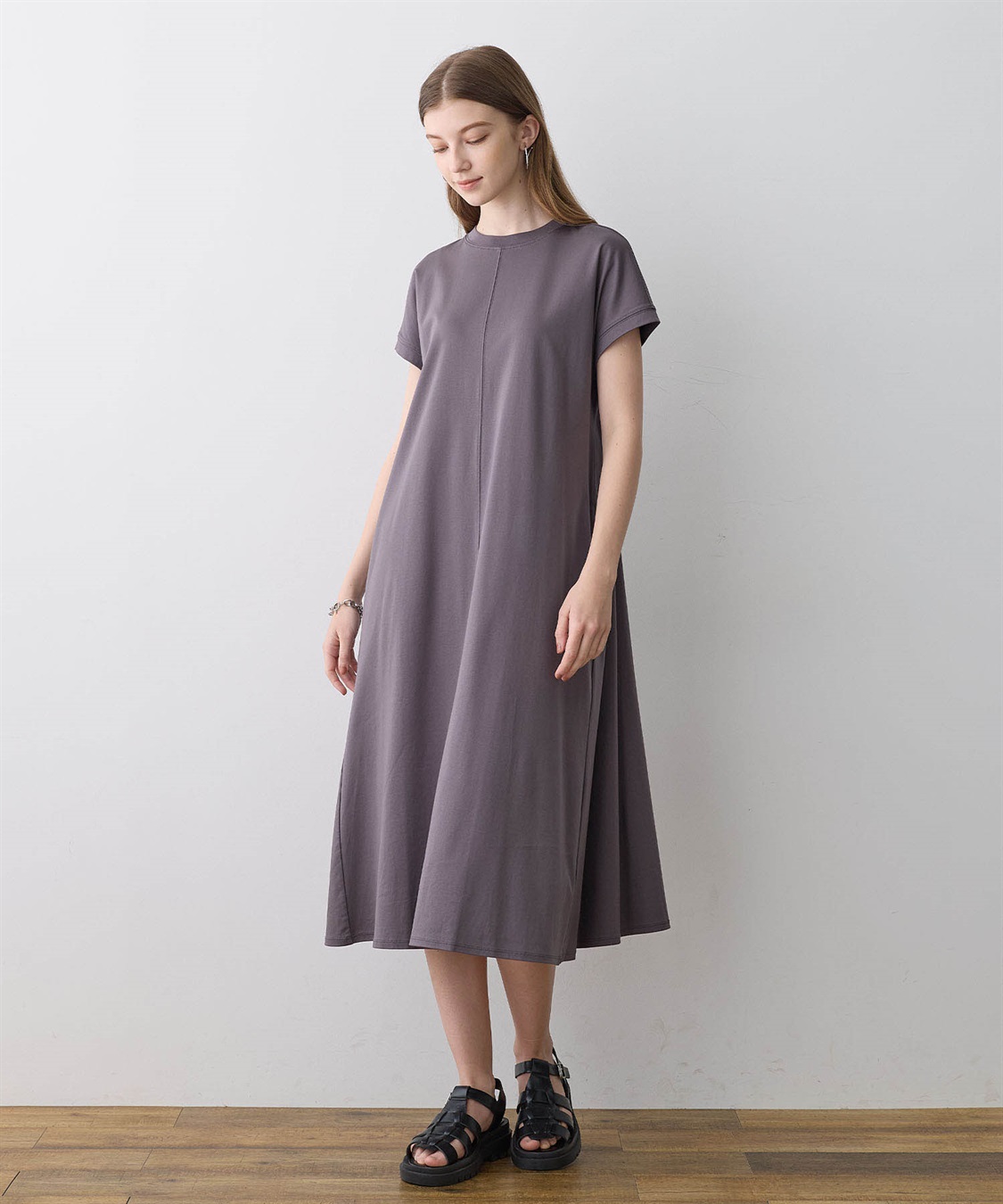 LE SOUK HOLIDAY 【接触冷感】モックネックワンピース_sub_14