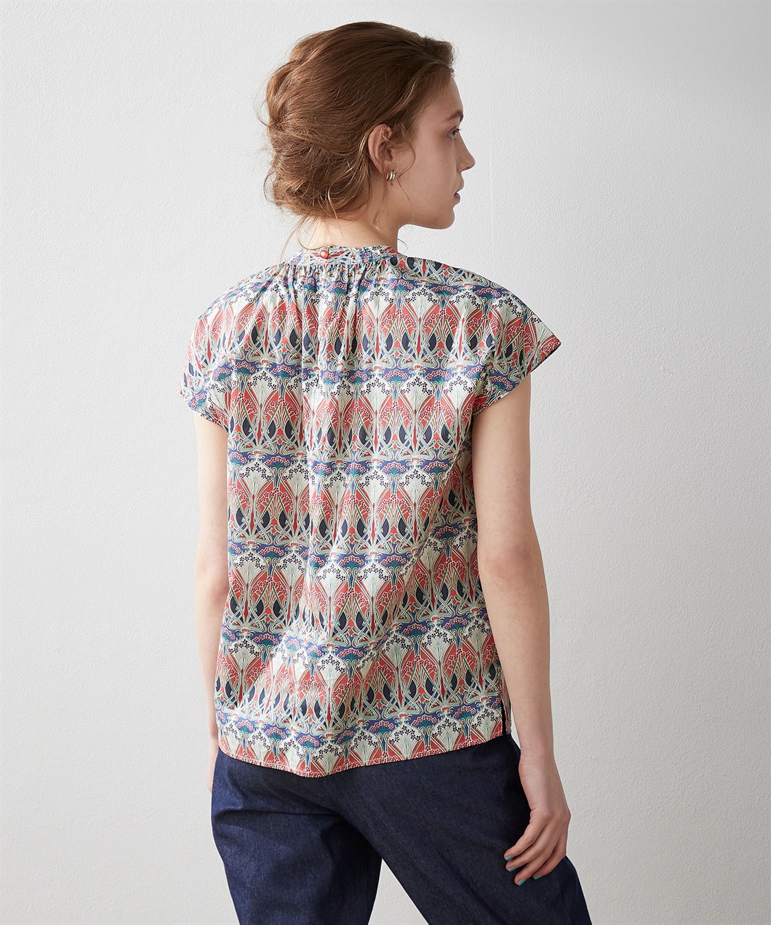 LE SOUK HOLIDAY リバティプリントブラウス_sub_4
