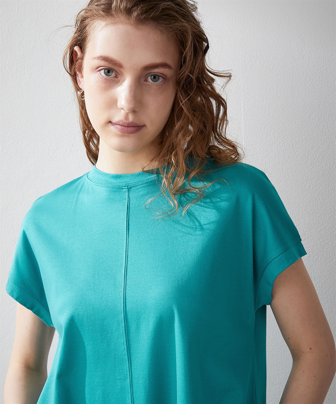 LE SOUK HOLIDAY 【接触冷感】モックネックカラーワンピース_sub_5