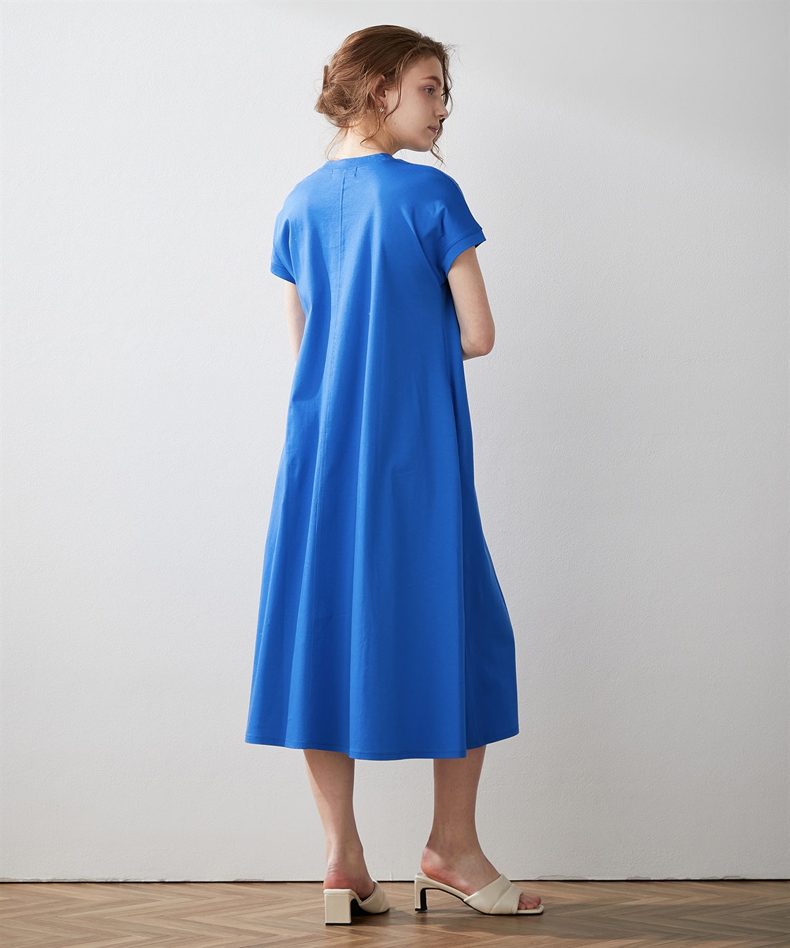 LE SOUK HOLIDAY 【接触冷感】モックネックカラーワンピース_sub_7