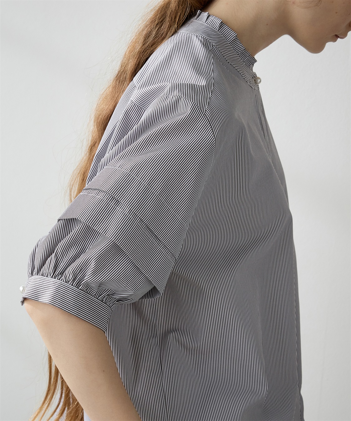 LE SOUK HOLIDAY バールボタンストライプシャツ_sub_17