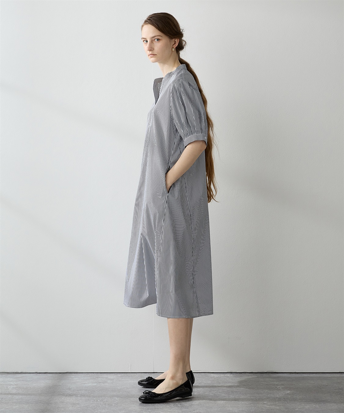 ストライプシャツワンピース LE SOUK HOLIDAY｜クロスプラス公式通販サイト