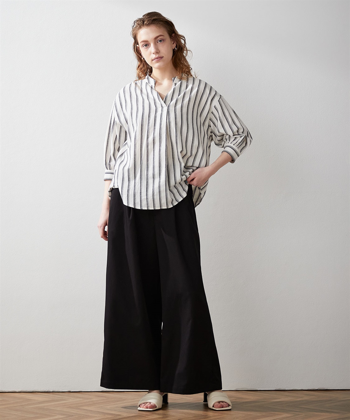 LE SOUK HOLIDAY ストライプスキッパーブラウス_sub_7