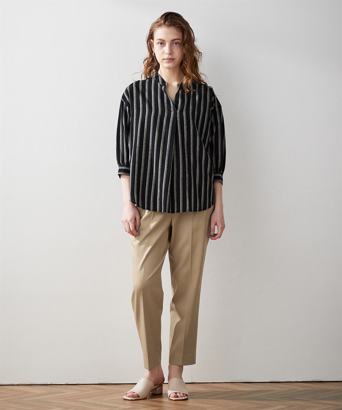 LE SOUK HOLIDAY ストライプスキッパーブラウス_sub_10