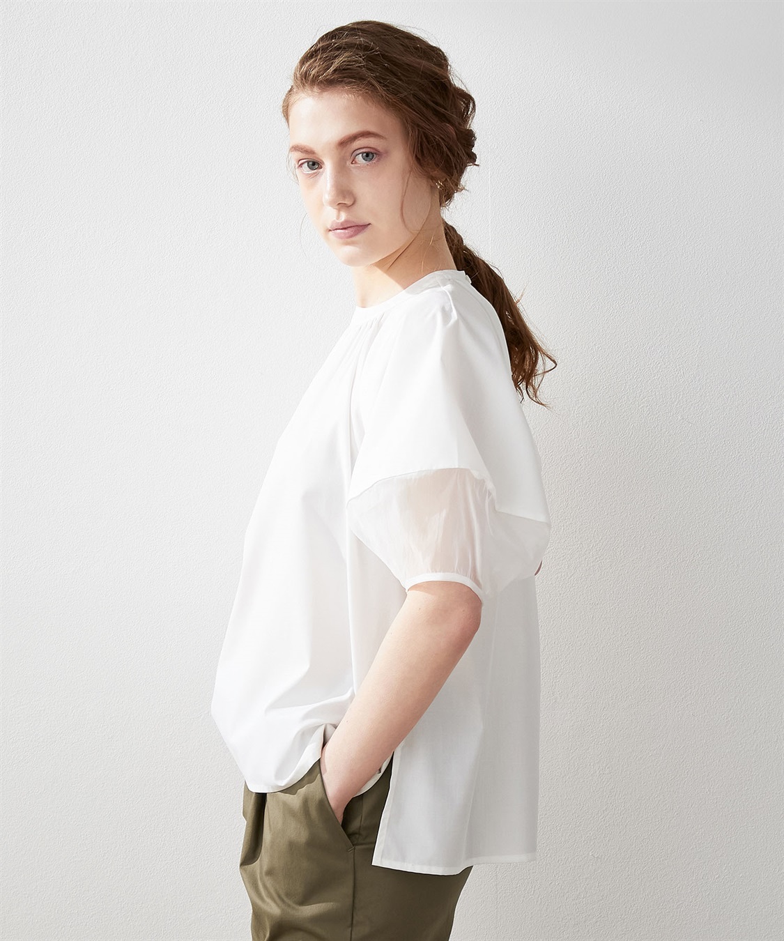 LE SOUK HOLIDAY シアースリーブブラウス_sub_1