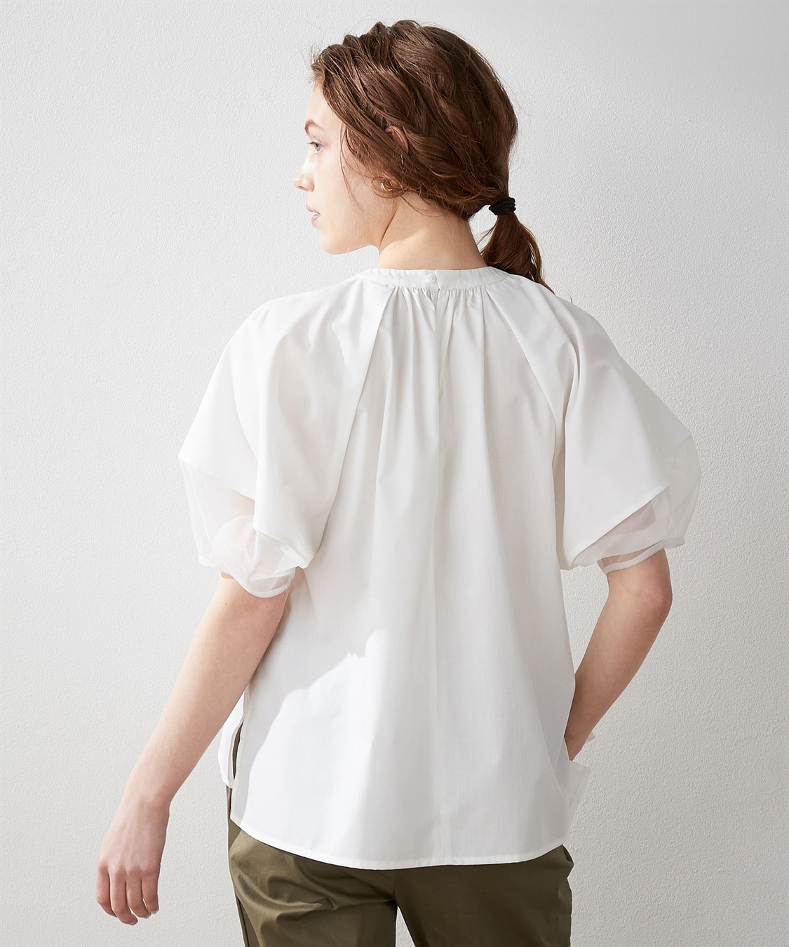 LE SOUK HOLIDAY シアースリーブブラウス_sub_4