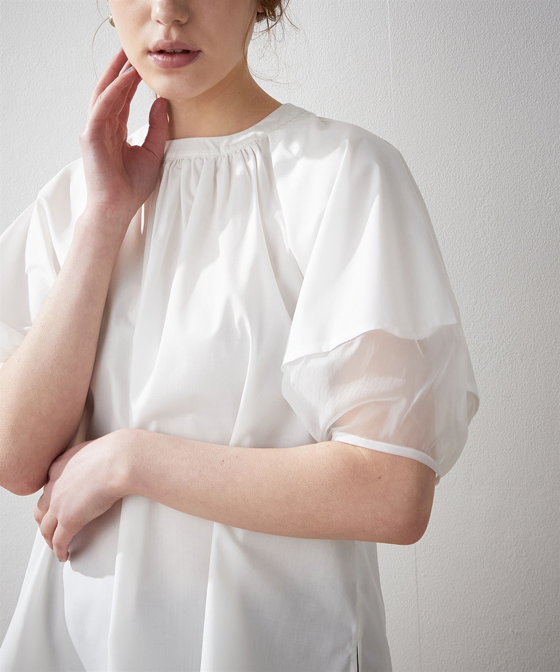 LE SOUK HOLIDAY シアースリーブブラウス_sub_6