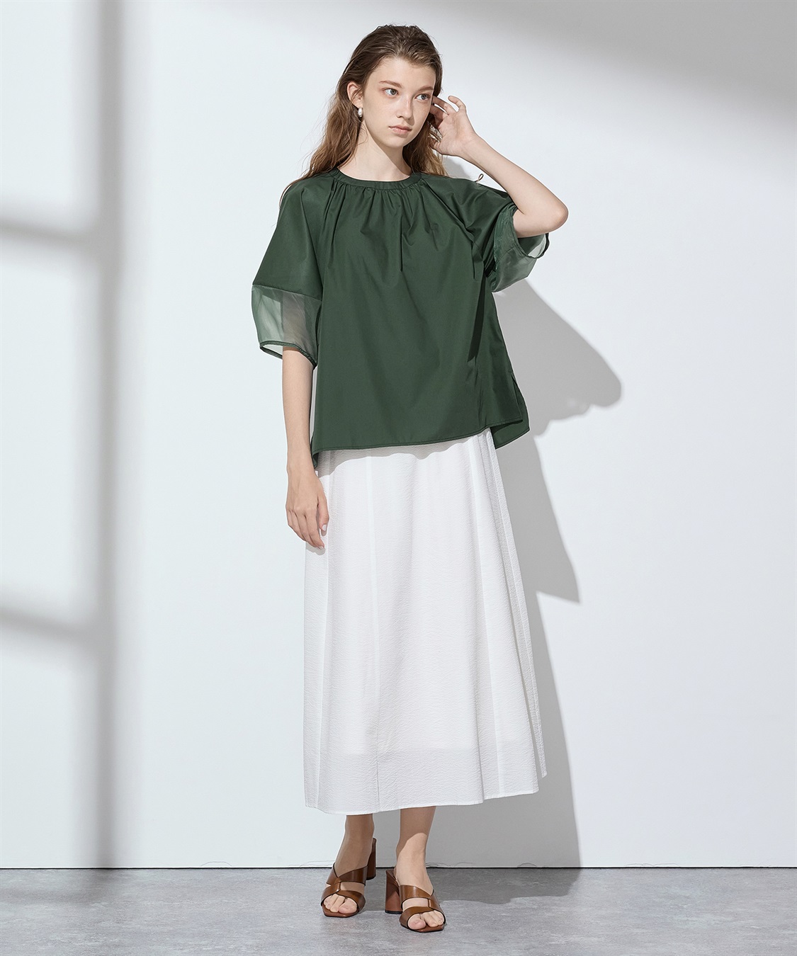 LE SOUK HOLIDAY シアースリーブブラウス_sub_23