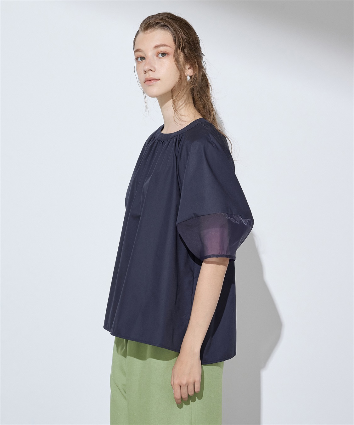 LE SOUK HOLIDAY シアースリーブブラウス_sub_24