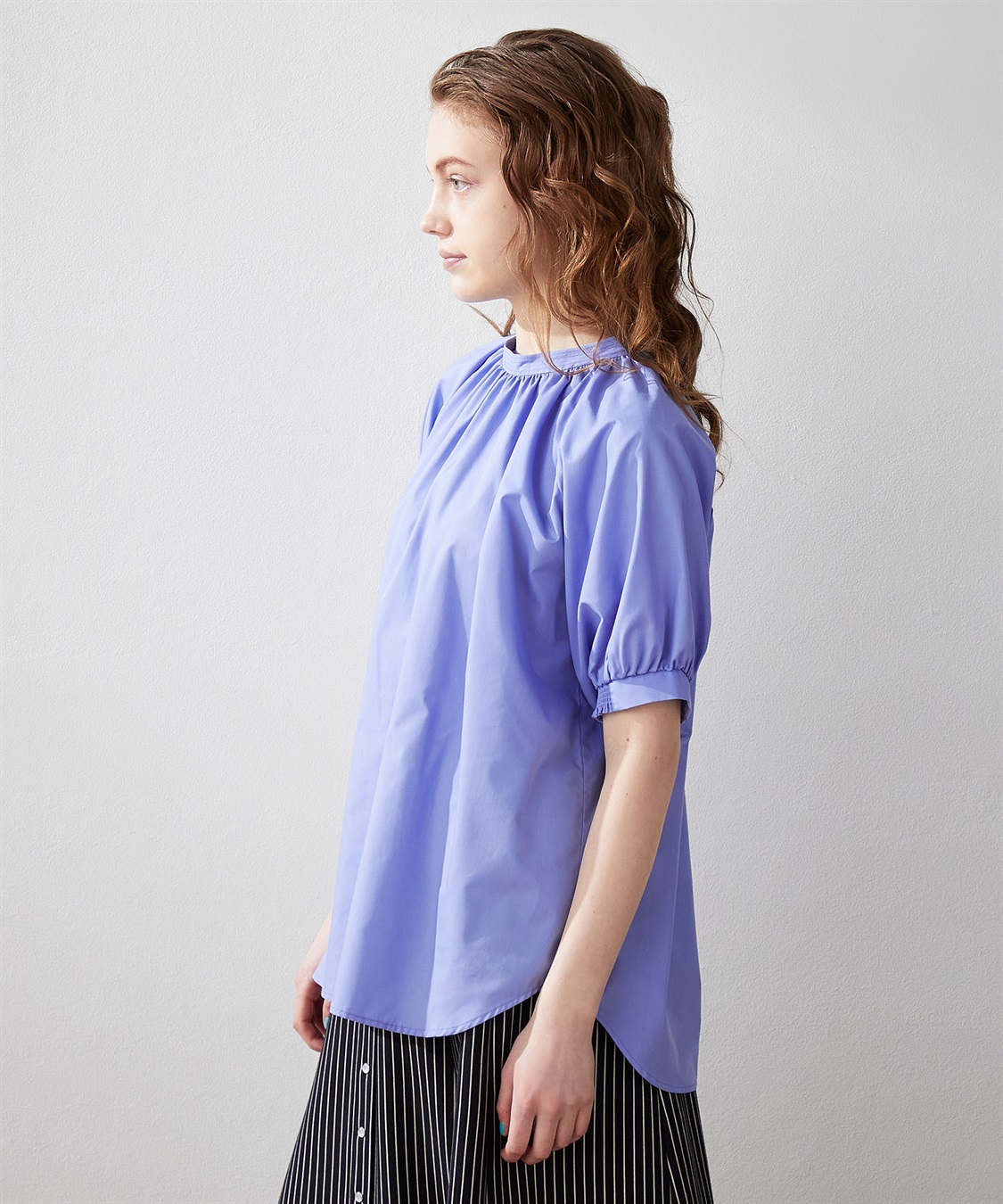 LE SOUK HOLIDAY ギャザーネックブラウス_sub_1