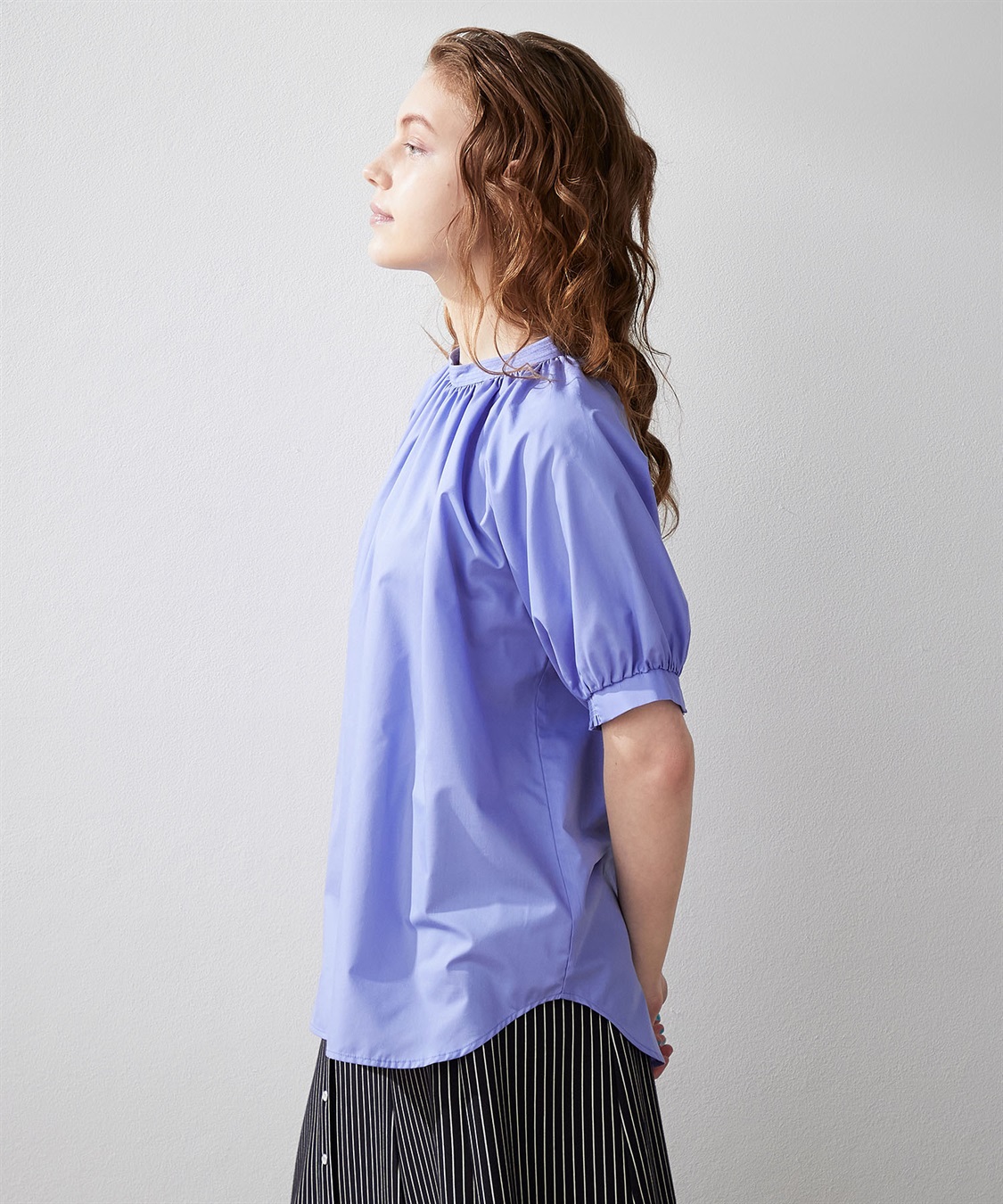 LE SOUK HOLIDAY ギャザーネックブラウス_sub_2