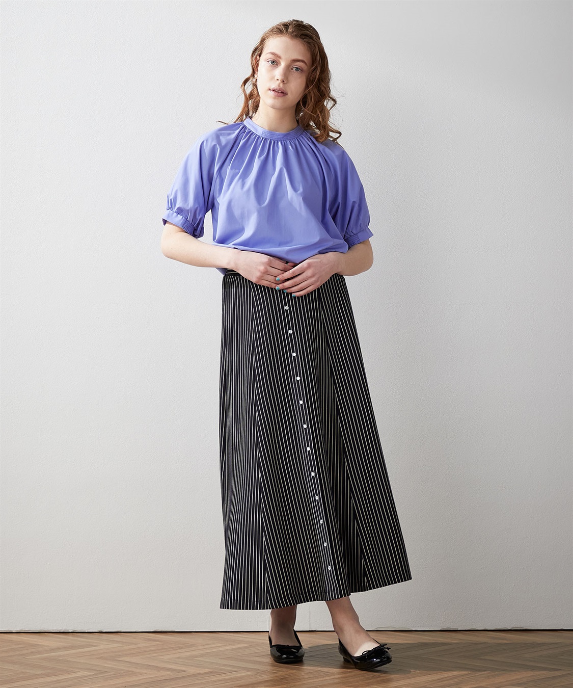 LE SOUK HOLIDAY ギャザーネックブラウス_sub_8