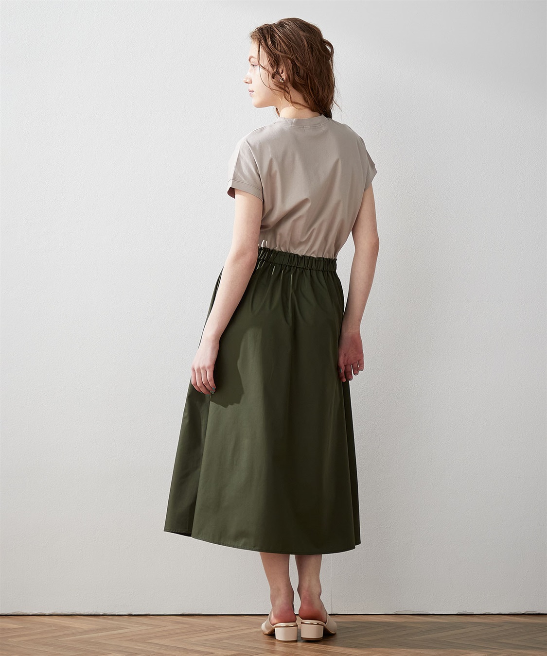 LE SOUK HOLIDAY 【接触冷感】モックネックドッキングワンピース_sub_4