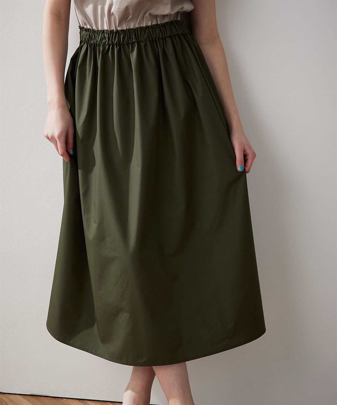 LE SOUK HOLIDAY 【接触冷感】モックネックドッキングワンピース_sub_6