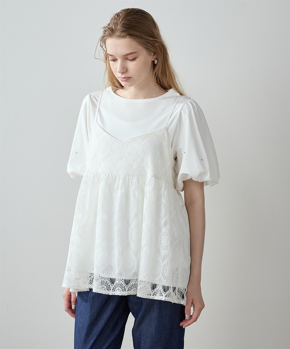 LE SOUK HOLIDAY レースキャミブラウス_sub_9