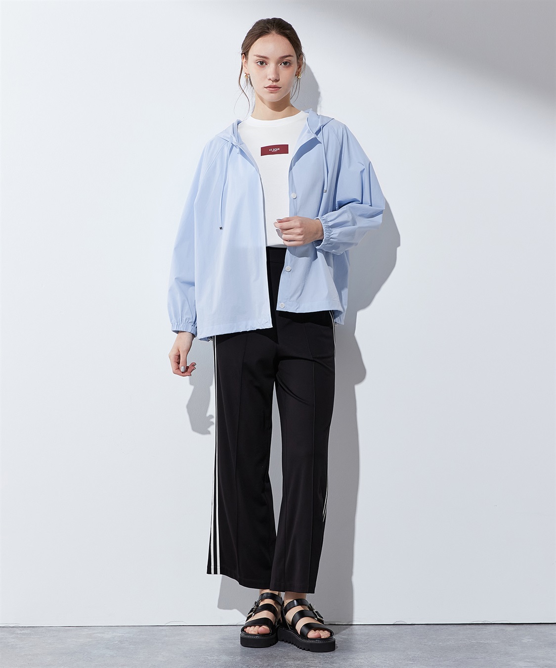 接触冷感】フードシャツ LE SOUK HOLIDAY｜クロスプラス公式通販サイト