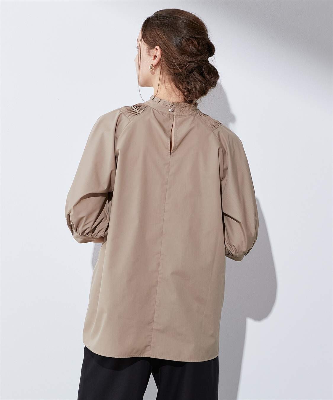 LE SOUK HOLIDAY タックデザインブラウス_sub_4