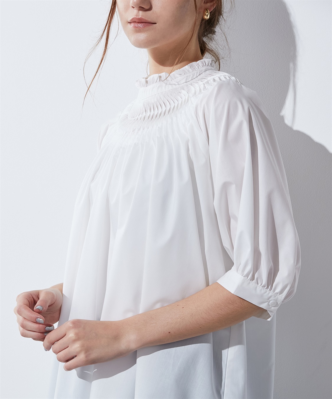 LE SOUK HOLIDAY タックデザインブラウス_sub_14