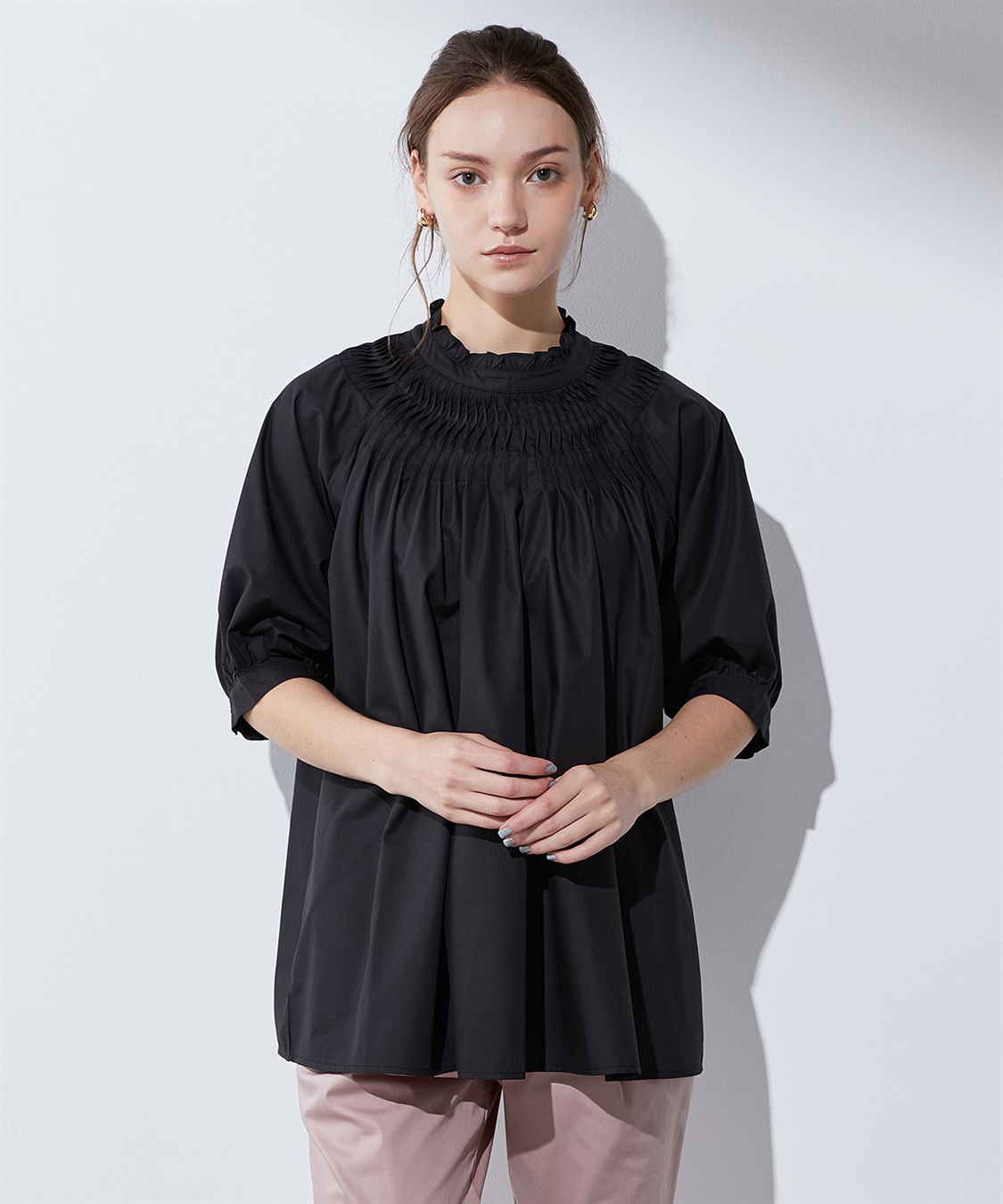 LE SOUK HOLIDAY タックデザインブラウス_sub_15