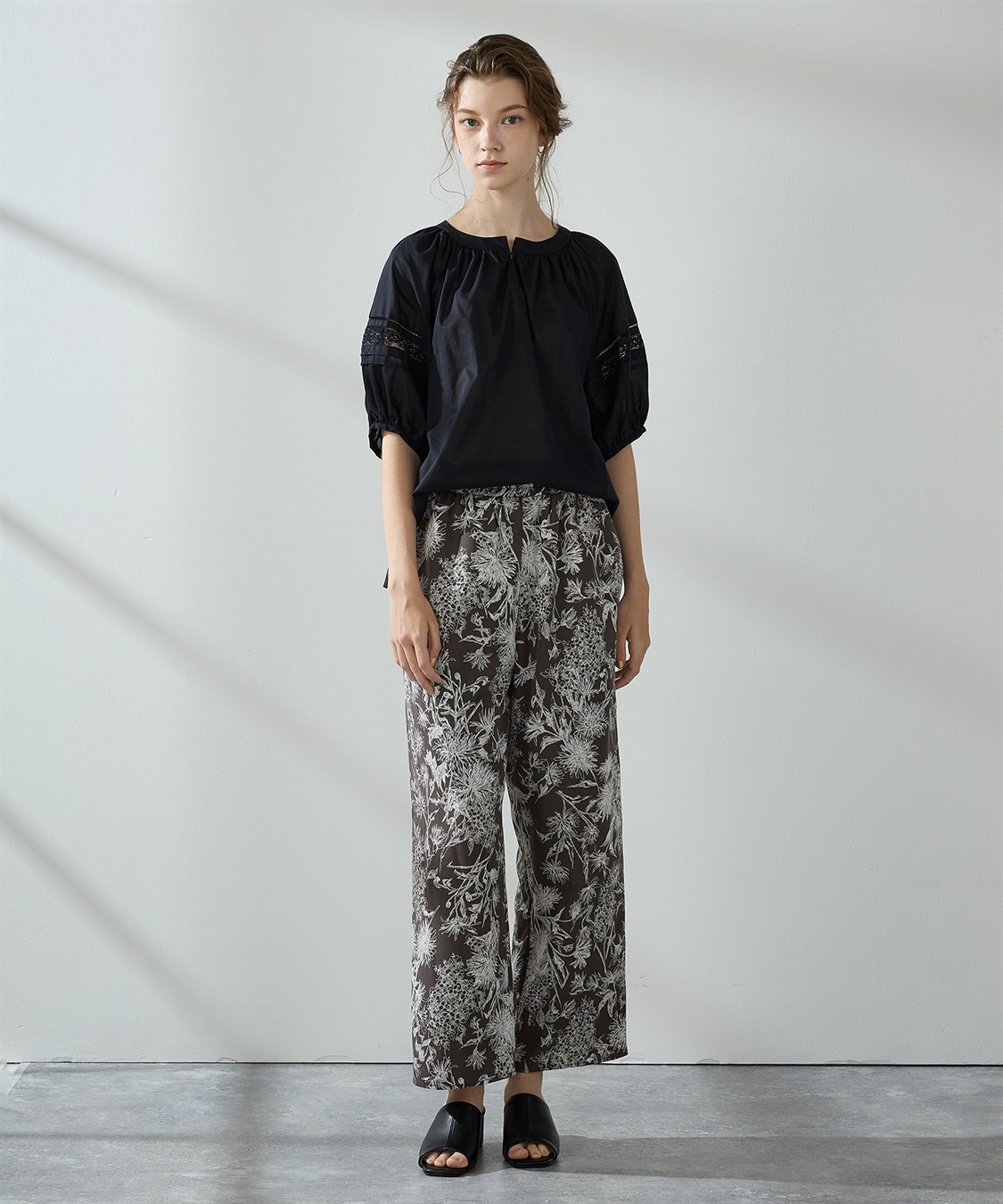 LE SOUK HOLIDAY レーススリーブギャザーブラウス_sub_8