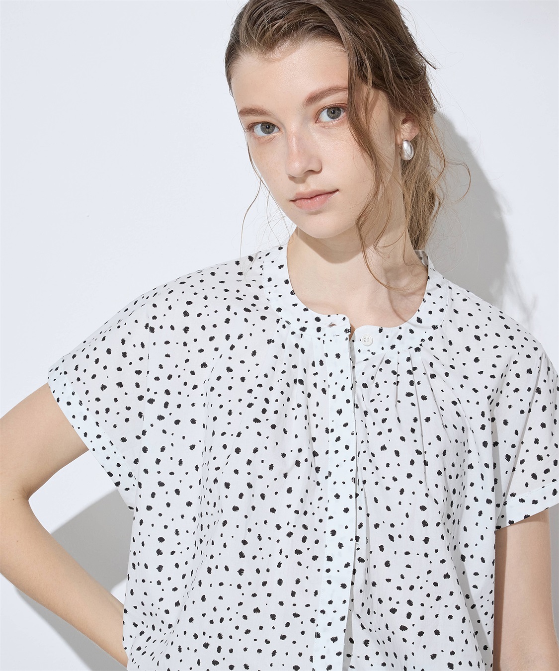 LE SOUK HOLIDAY タックドルマンブラウス_sub_5