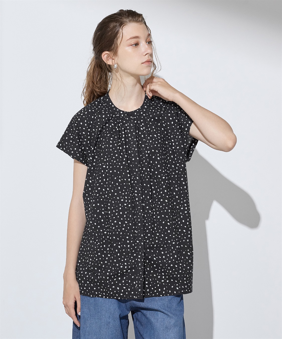 LE SOUK HOLIDAY タックドルマンブラウス_sub_9