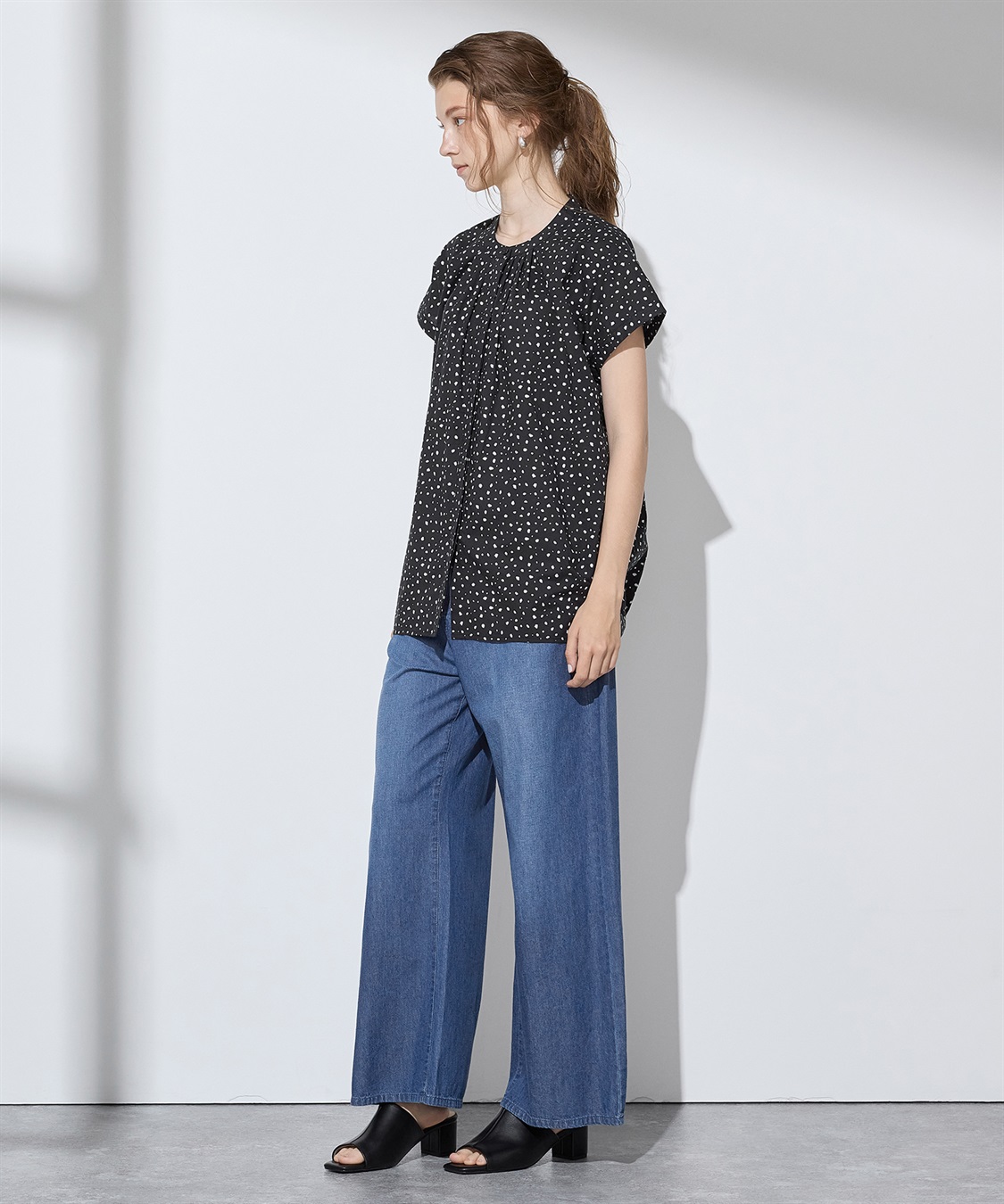 LE SOUK HOLIDAY タックドルマンブラウス_sub_11