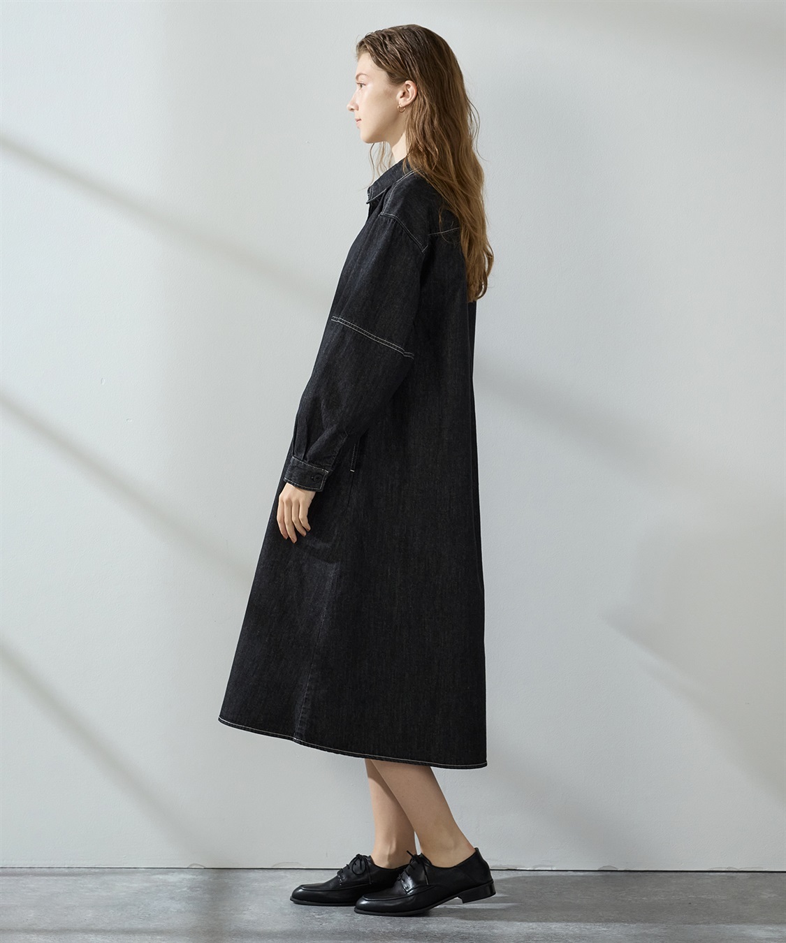 デニムシャツワンピース LE SOUK HOLIDAY｜クロスプラス公式通販サイト