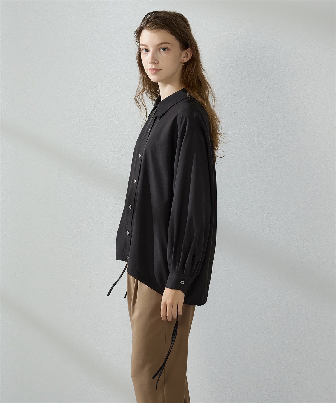 ドロストシャツブラウス LE SOUK HOLIDAY｜クロスプラス公式通販サイト