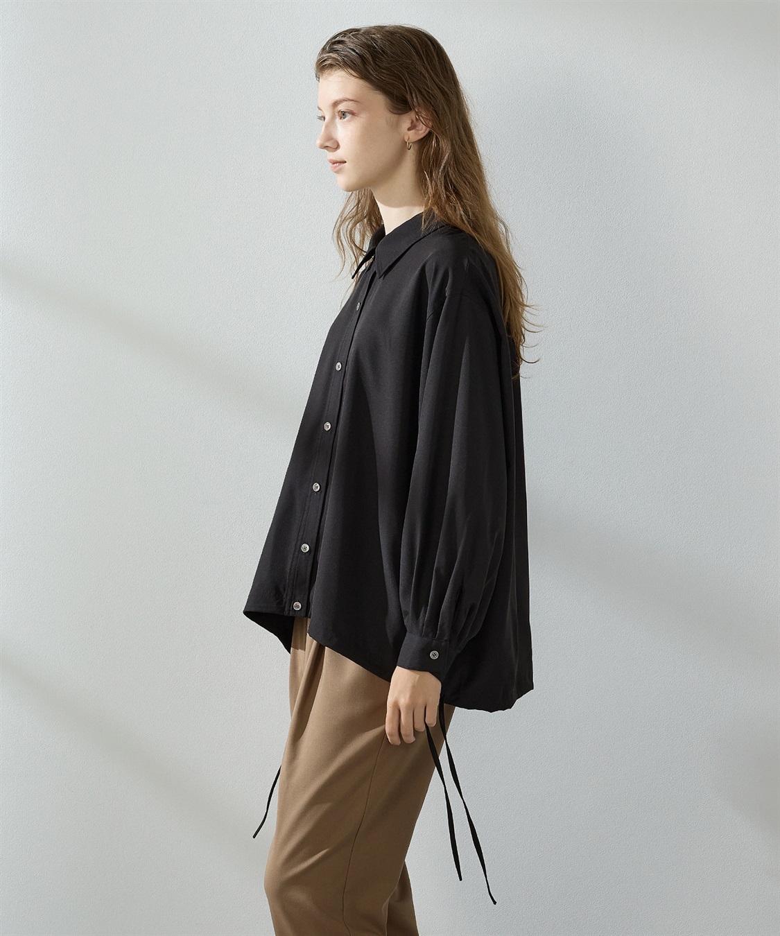 LE SOUK HOLIDAY ドロストシャツブラウス_sub_3