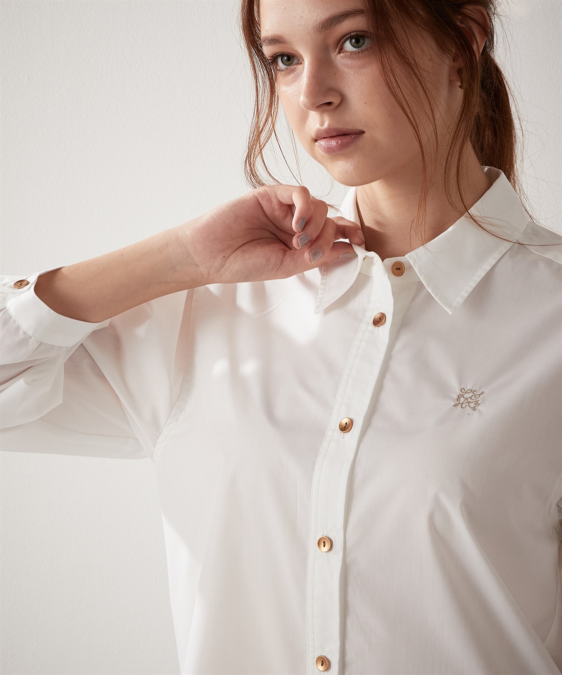 LE SOUK HOLIDAY ワンポイント刺繍シャツ_sub_7