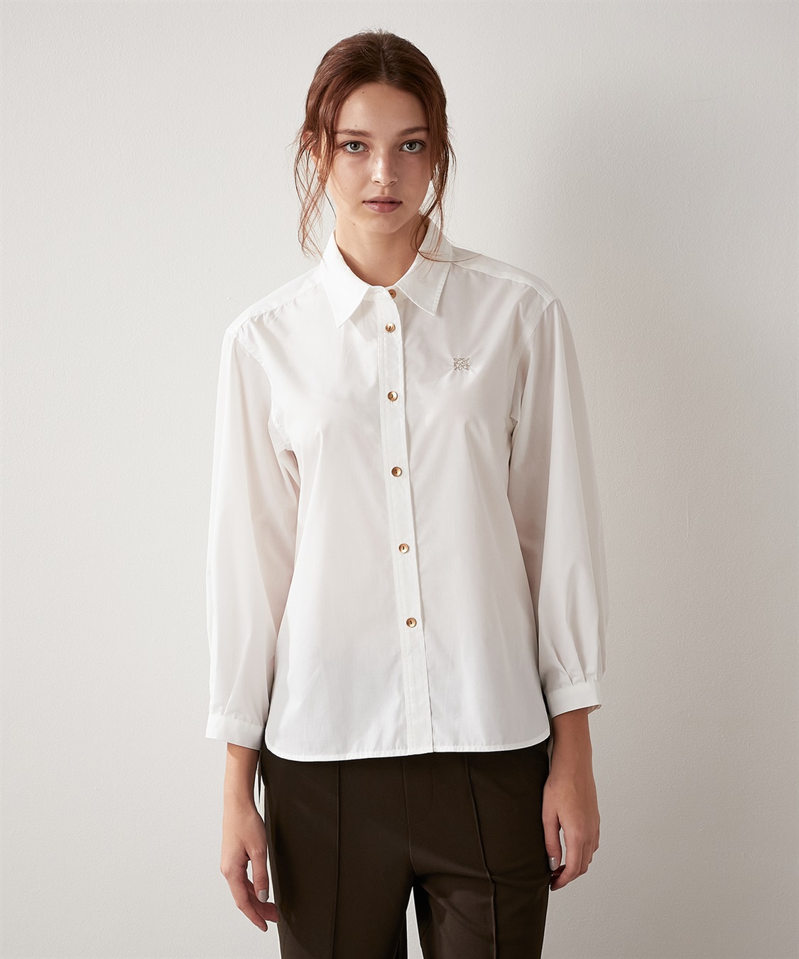 LE SOUK HOLIDAY ワンポイント刺繍シャツ_sub_12