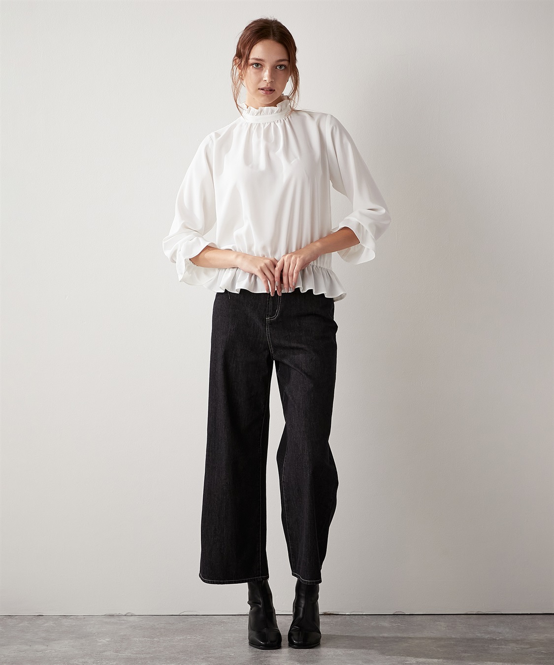LE SOUK HOLIDAY ネックフリルブラウス_sub_18