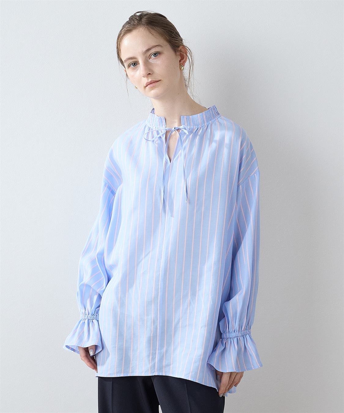 LE SOUK HOLIDAY フリルカラー ブラウス_sub_2