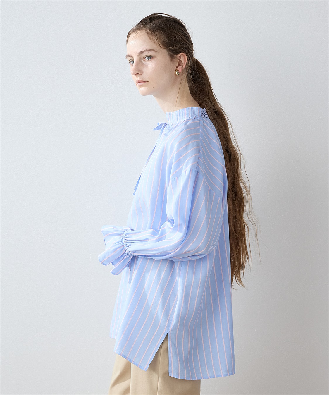 LE SOUK HOLIDAY フリルカラー ブラウス_sub_4