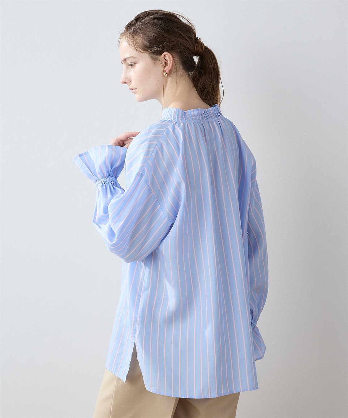 LE SOUK HOLIDAY フリルカラー ブラウス_sub_6