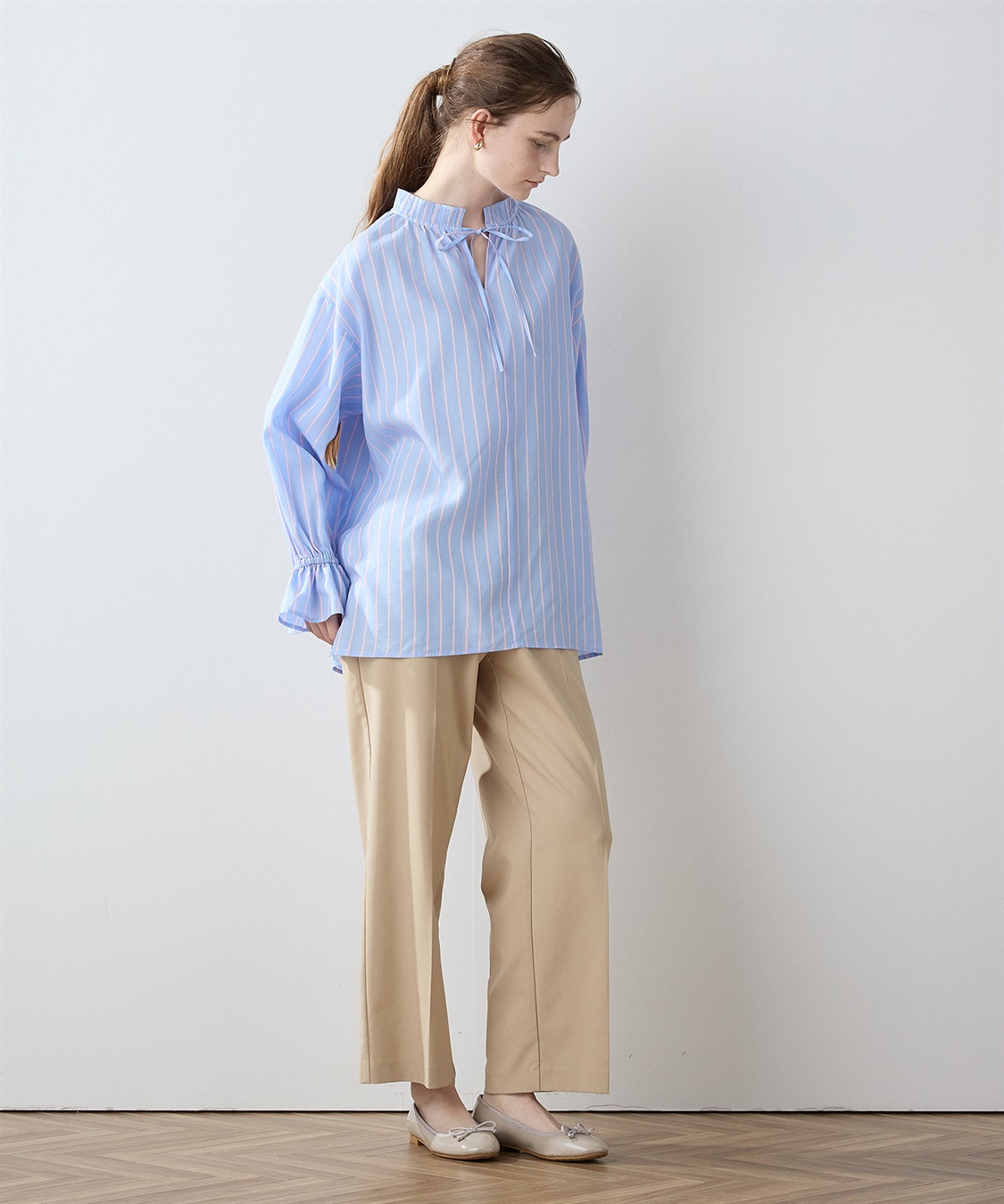 LE SOUK HOLIDAY フリルカラー ブラウス_sub_10