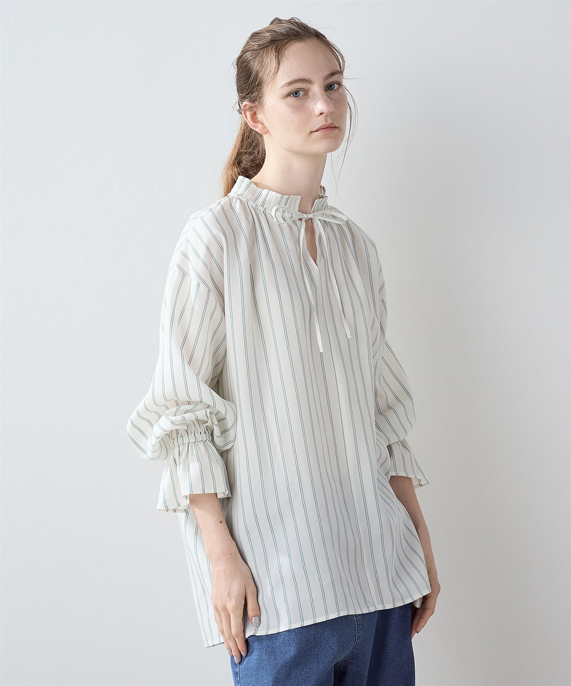 LE SOUK HOLIDAY フリルカラー ブラウス_sub_12