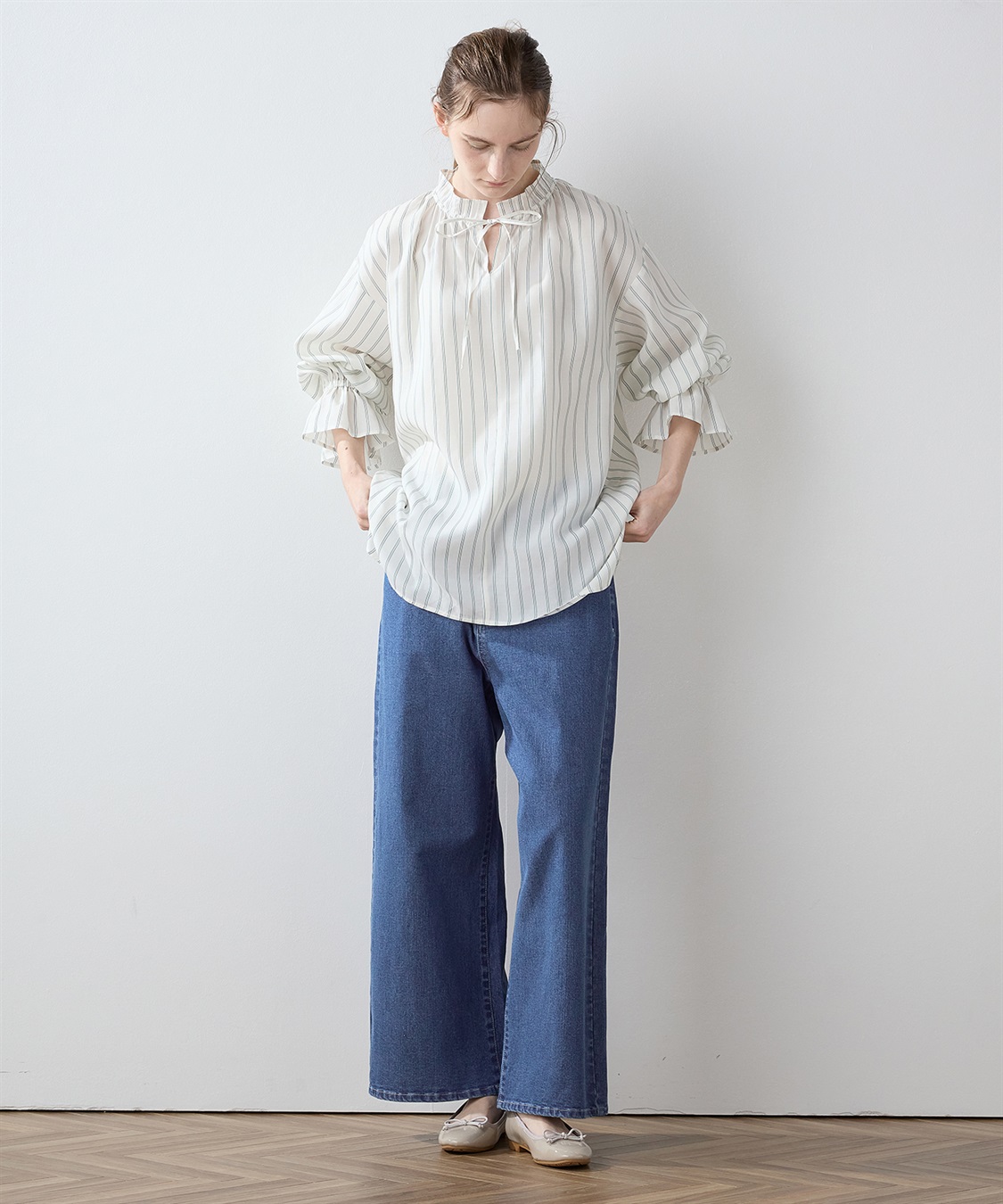 LE SOUK HOLIDAY フリルカラー ブラウス_sub_16