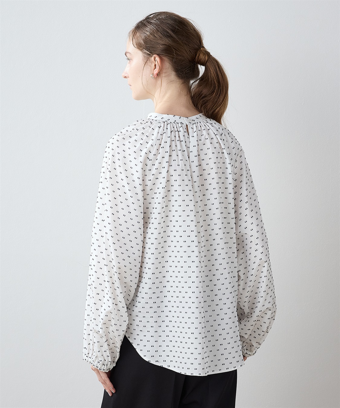 LE SOUK HOLIDAY ギャザーネック ブラウス_sub_4
