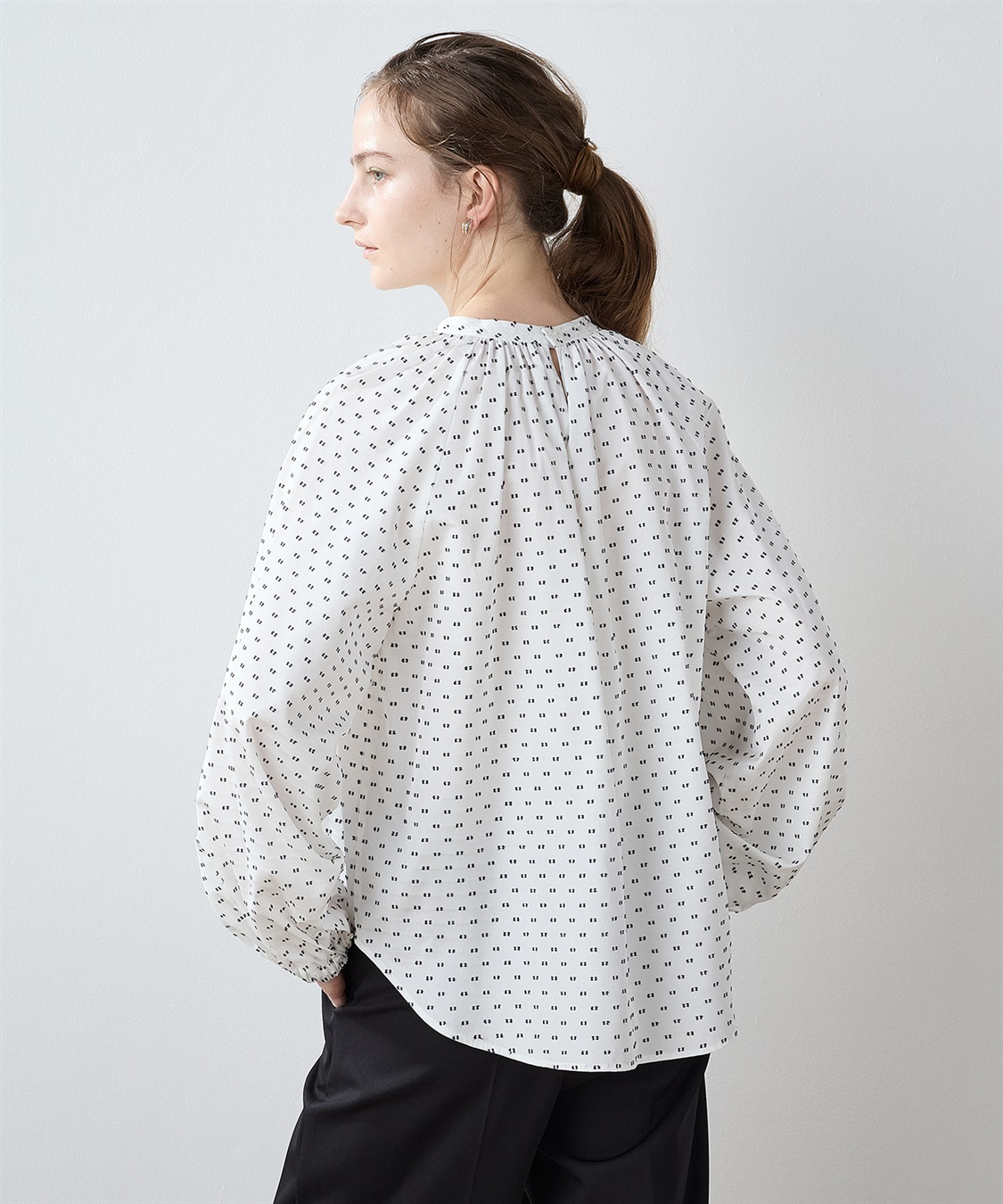 LE SOUK HOLIDAY ギャザーネック ブラウス_sub_5