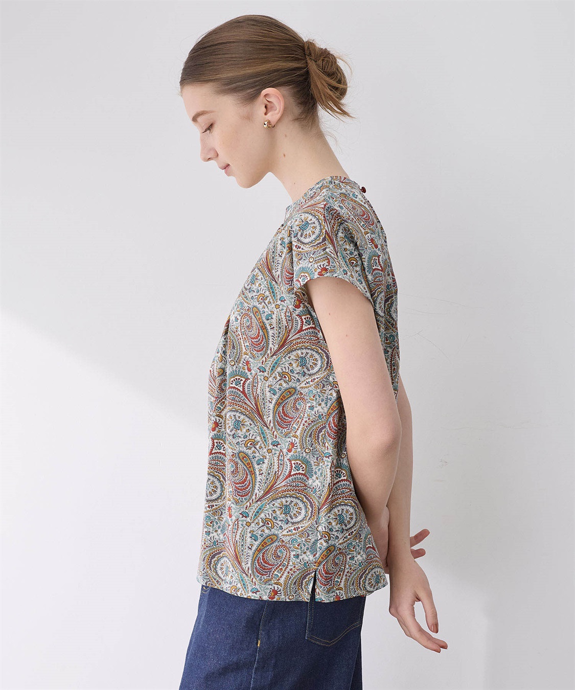 LE SOUK HOLIDAY リバティプリントブラウス_sub_10